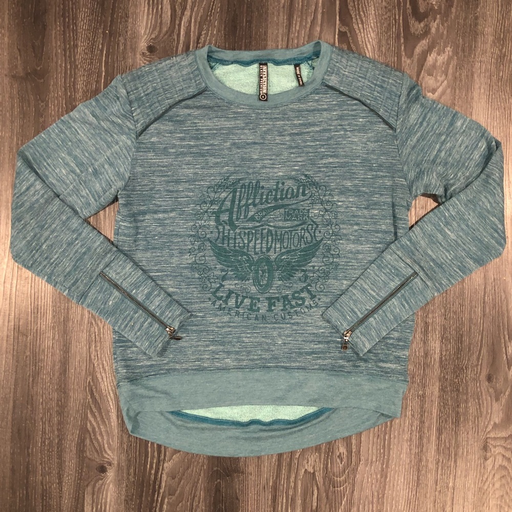Affliction crew neck